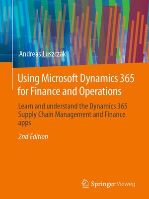 cover image of Using Microsoft Dynamics 365 for Finance and Operations